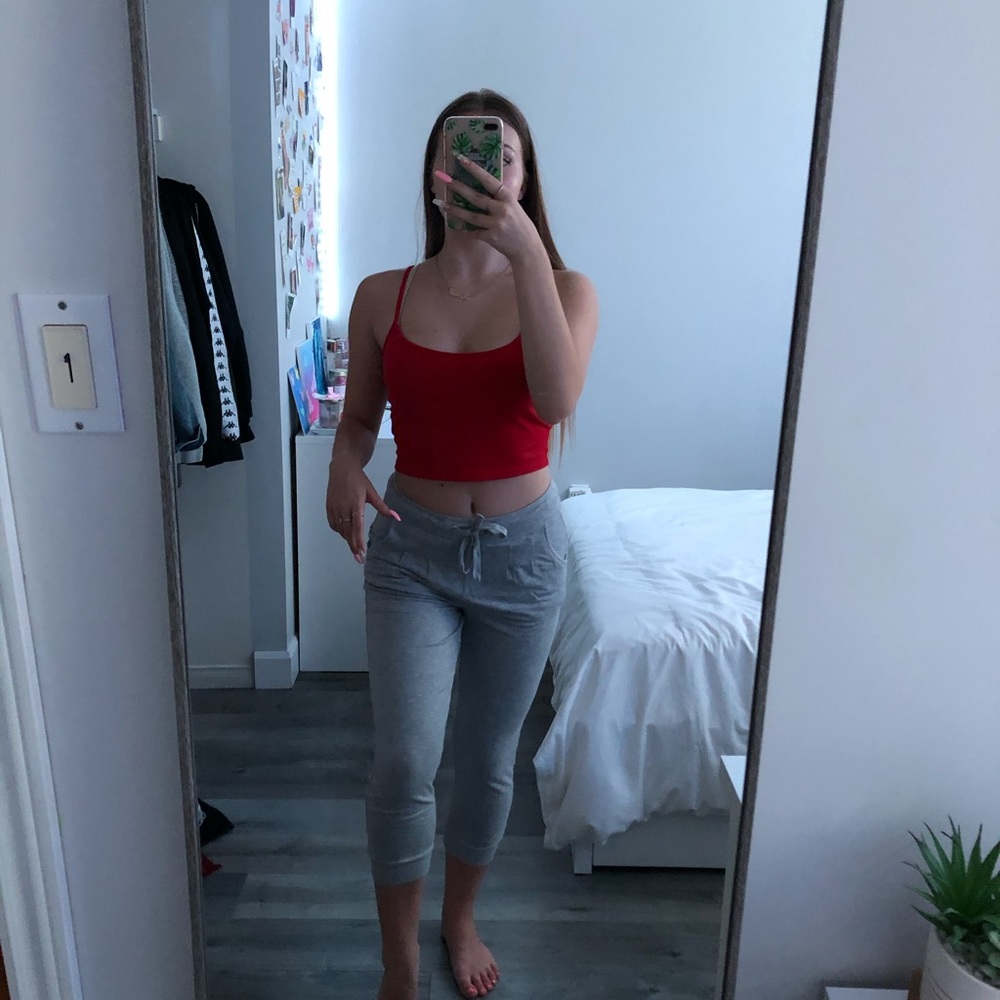 Grey joggers